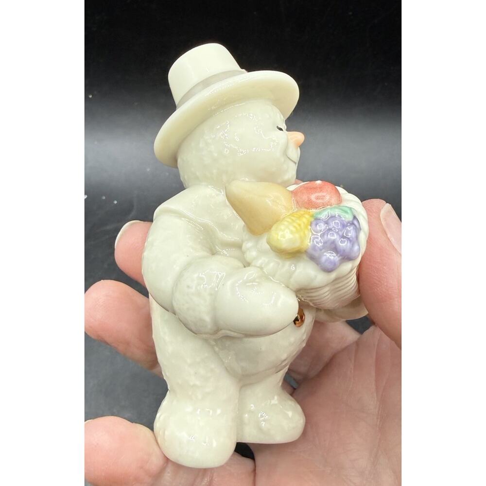 Lenox 2000 12 Months of Snowmen November Harvest Snowman Figurine LO31 - Picture 4 of 11